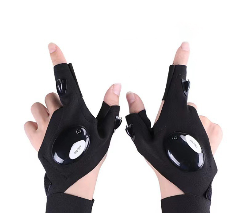 OwenGrid Finger gloves light up LED lights