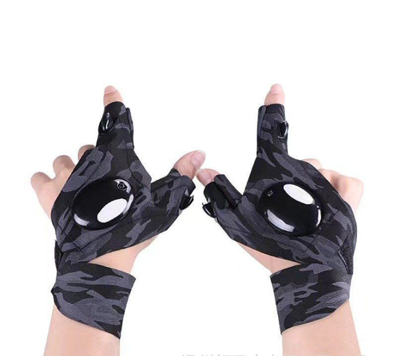 OwenGrid Finger gloves light up LED lights