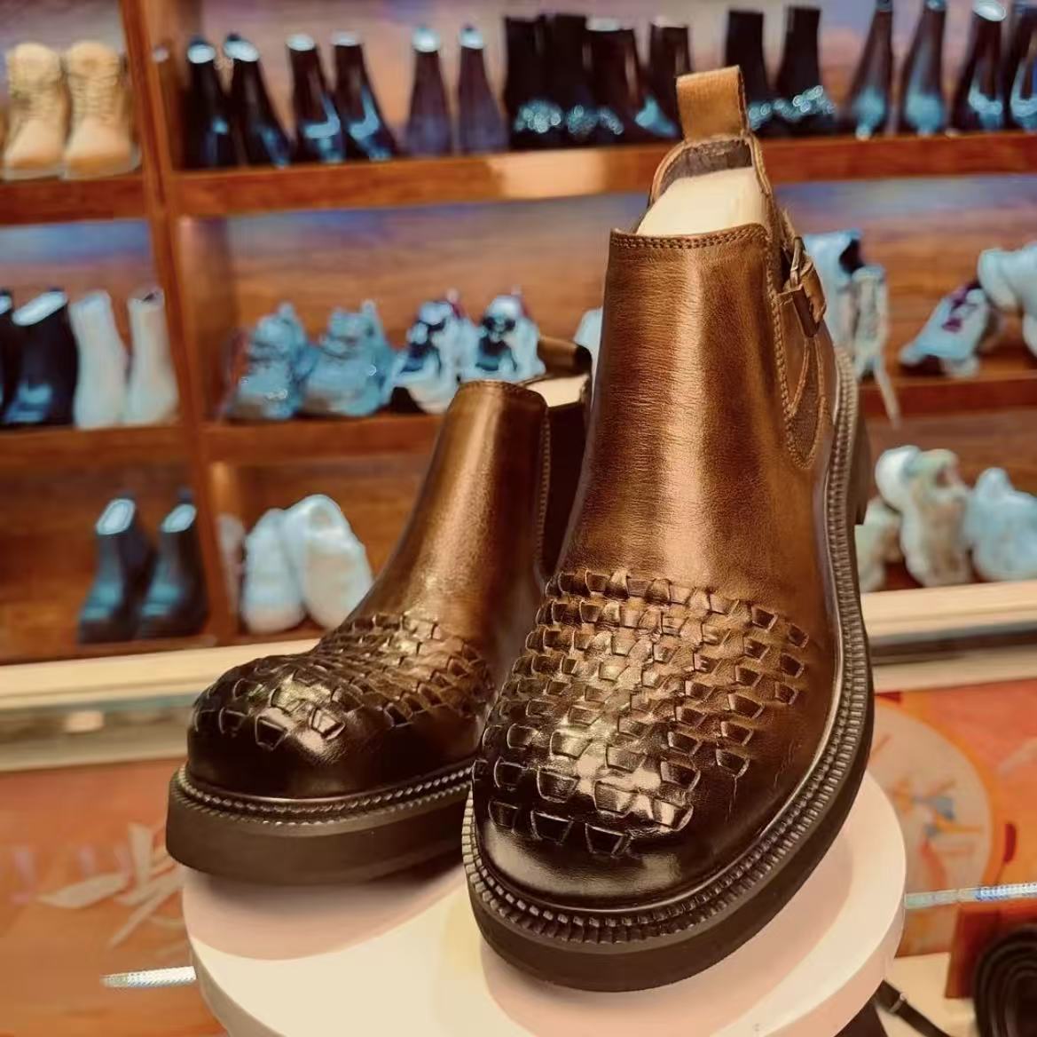 Men's Cowhide Chelsea Boots
