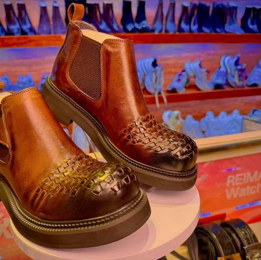 Men's Cowhide Chelsea Boots