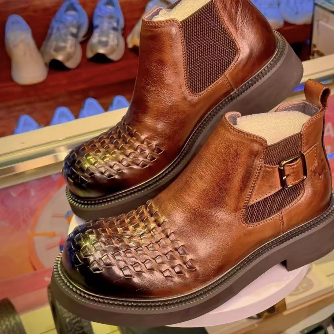 Men's Cowhide Chelsea Boots