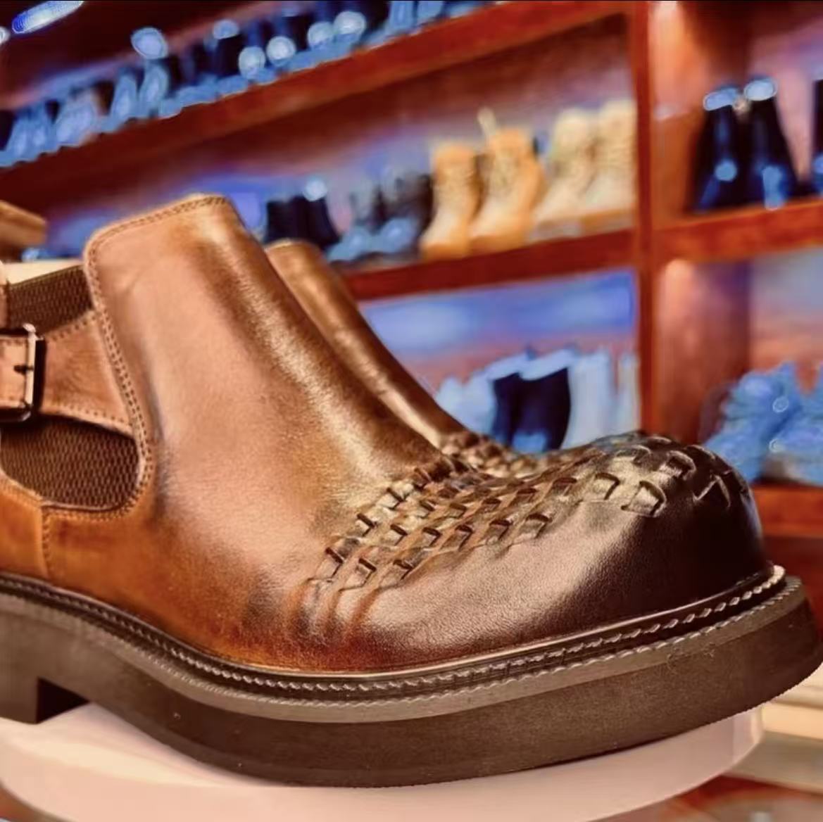 Men's Cowhide Chelsea Boots