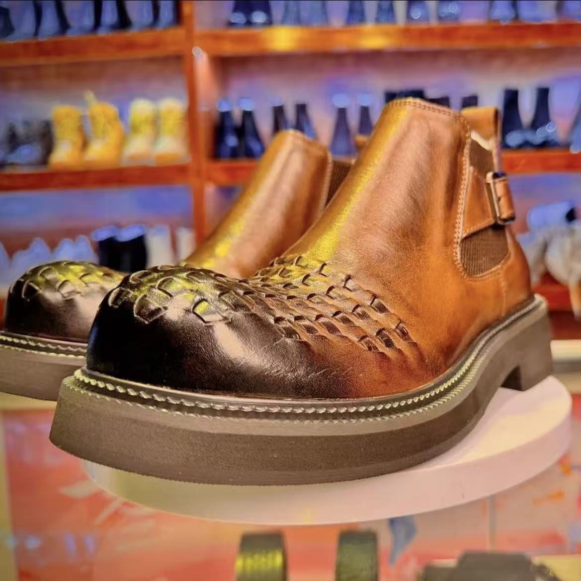 Men's Cowhide Chelsea Boots