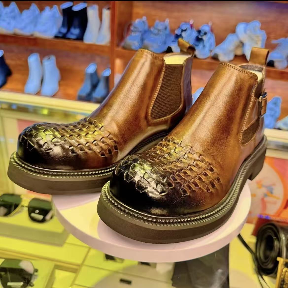 Men's Cowhide Chelsea Boots