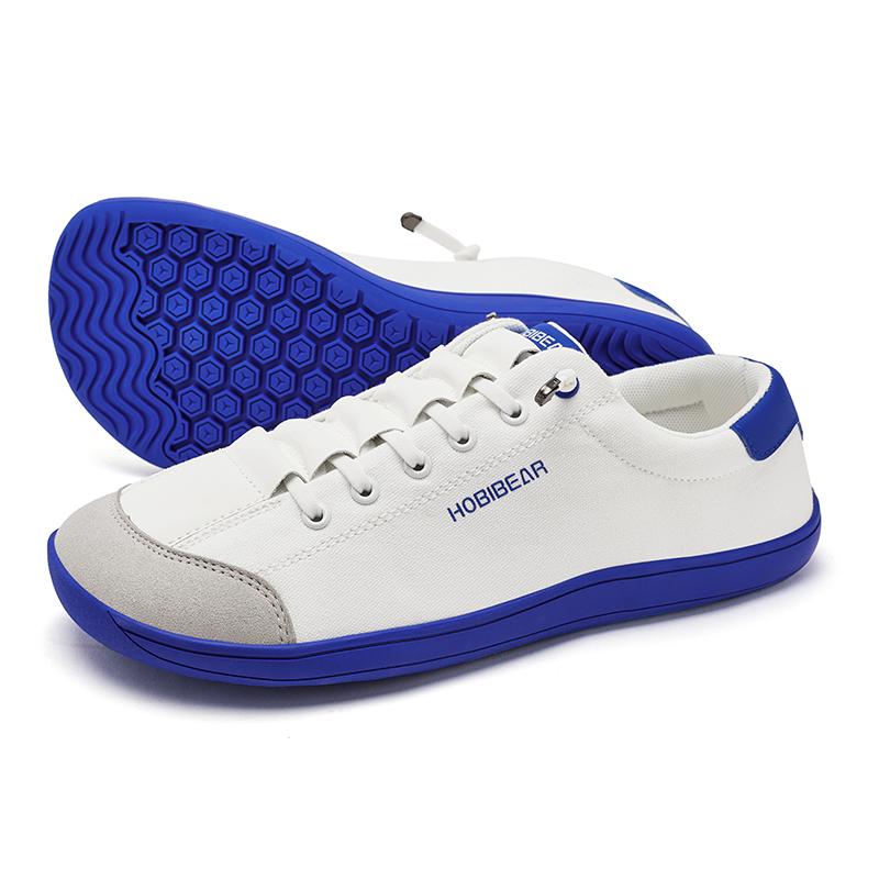 HOBIBEAR Women's Minimalist Canvas Wide Width Slip-on Shoes