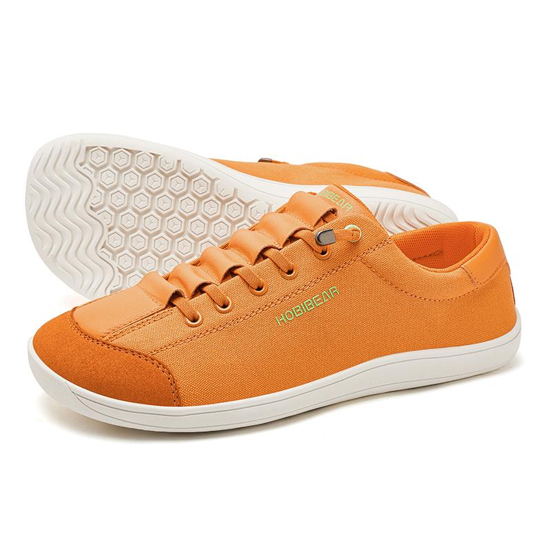 HOBIBEAR Women's Minimalist Canvas Wide Width Slip-on Shoes