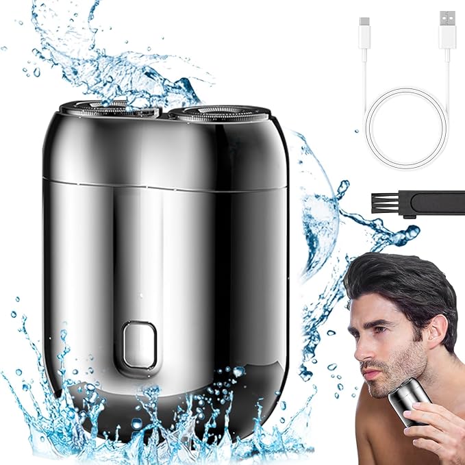 OwenGrid New Model Mini Dual-Head Electric Shaver