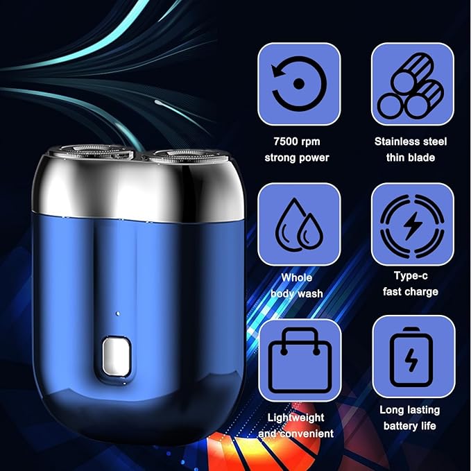 OwenGrid New Model Mini Dual-Head Electric Shaver