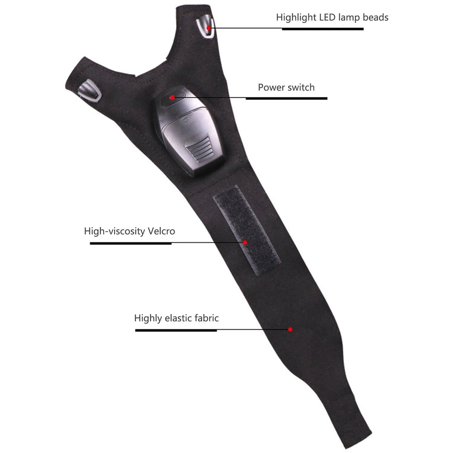 OwenGrid Finger gloves light up LED lights