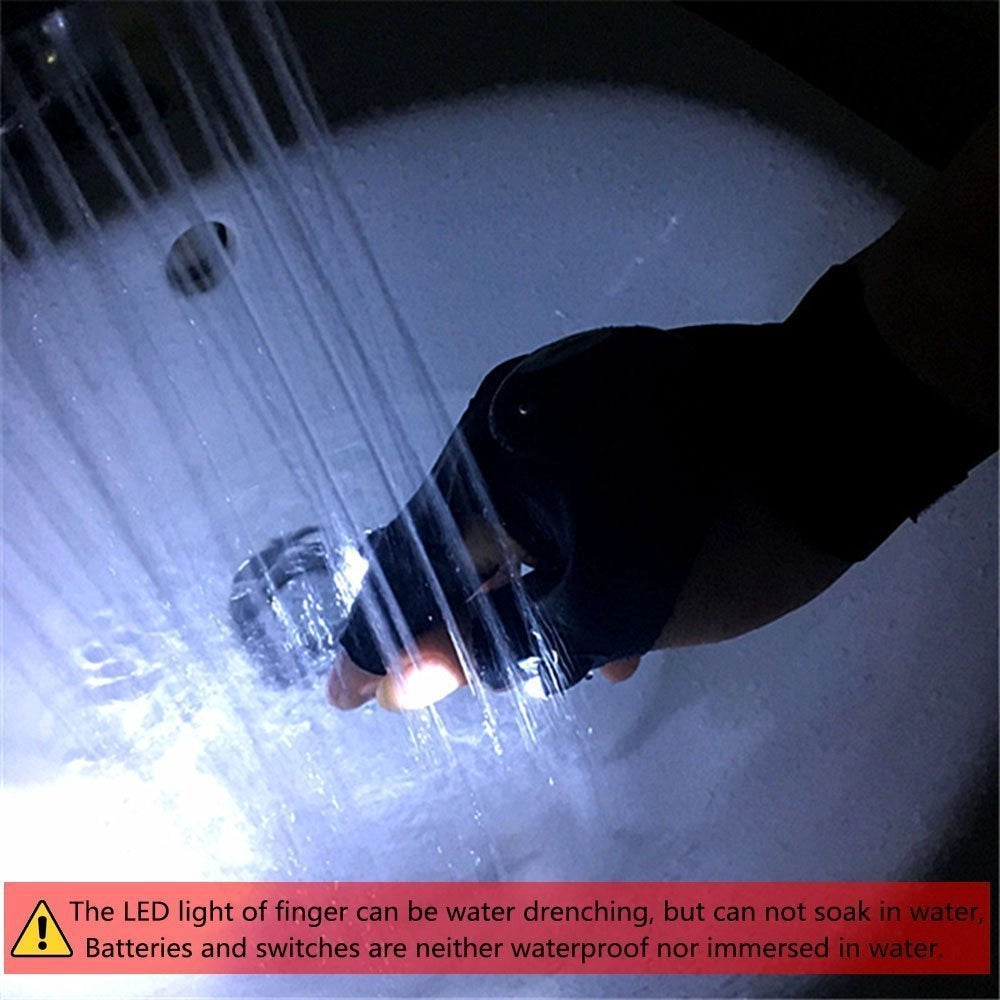 OwenGrid Finger gloves light up LED lights