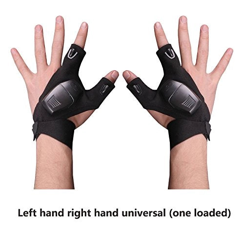 OwenGrid Finger gloves light up LED lights