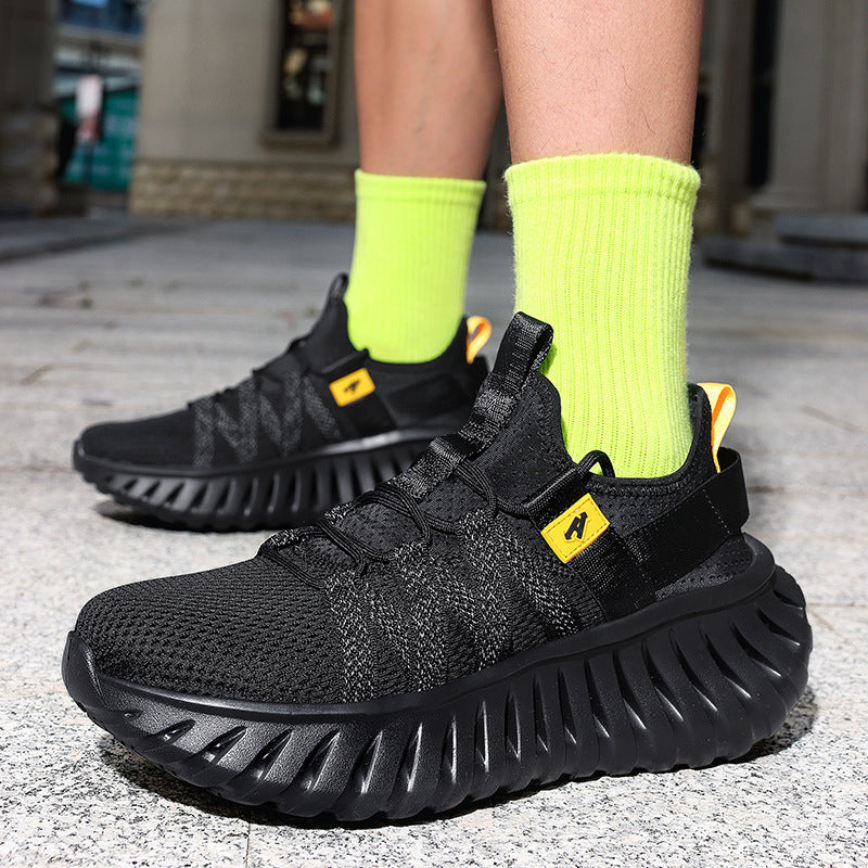 OwenGrid Men's Textile Lining Outdoor Rubber Sole Sports Casual Shoes