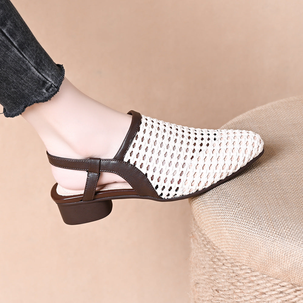 Women's Weaving New Breathable Hollow Casual Sandals