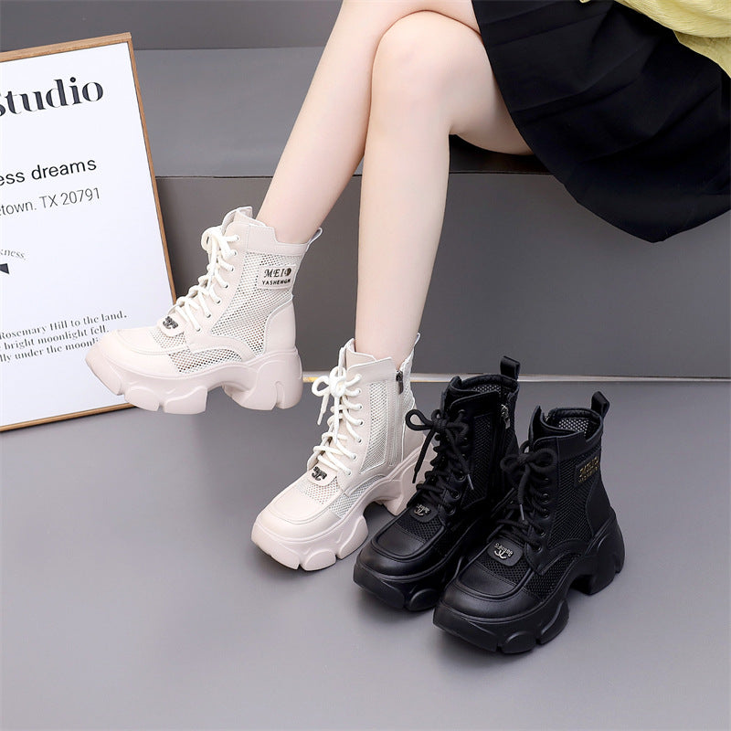 Women's High-top Thick-soled Breathable Mesh Sandals