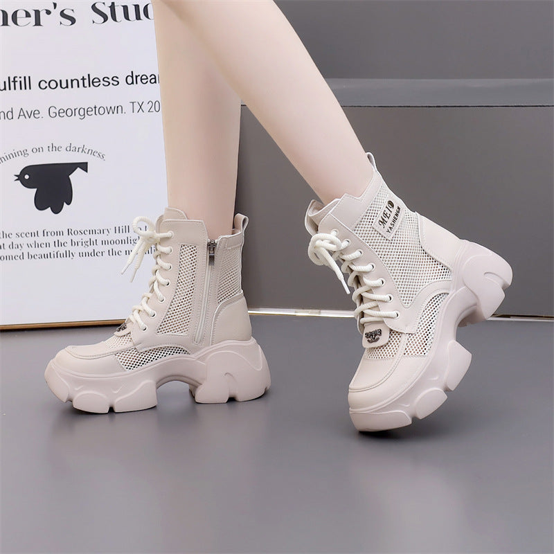 Women's High-top Thick-soled Breathable Mesh Sandals