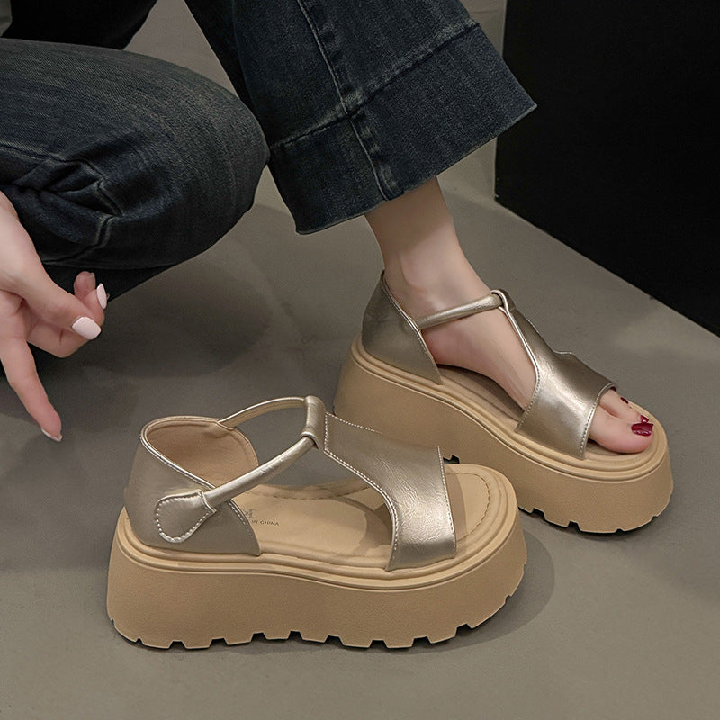 Women's Elegant Open Toe Platform Sandals