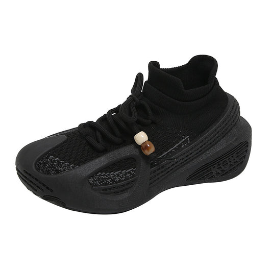 Women's Breathable Textile Upper Sock Shoes