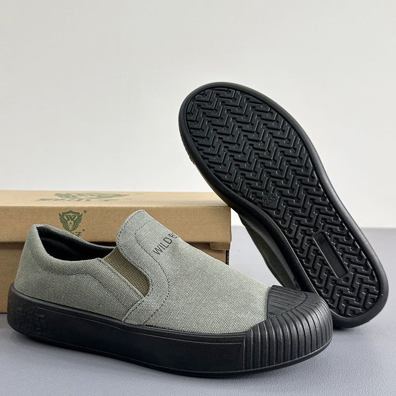 Men's Low-top Puncture-Resistant Canvas Shoes