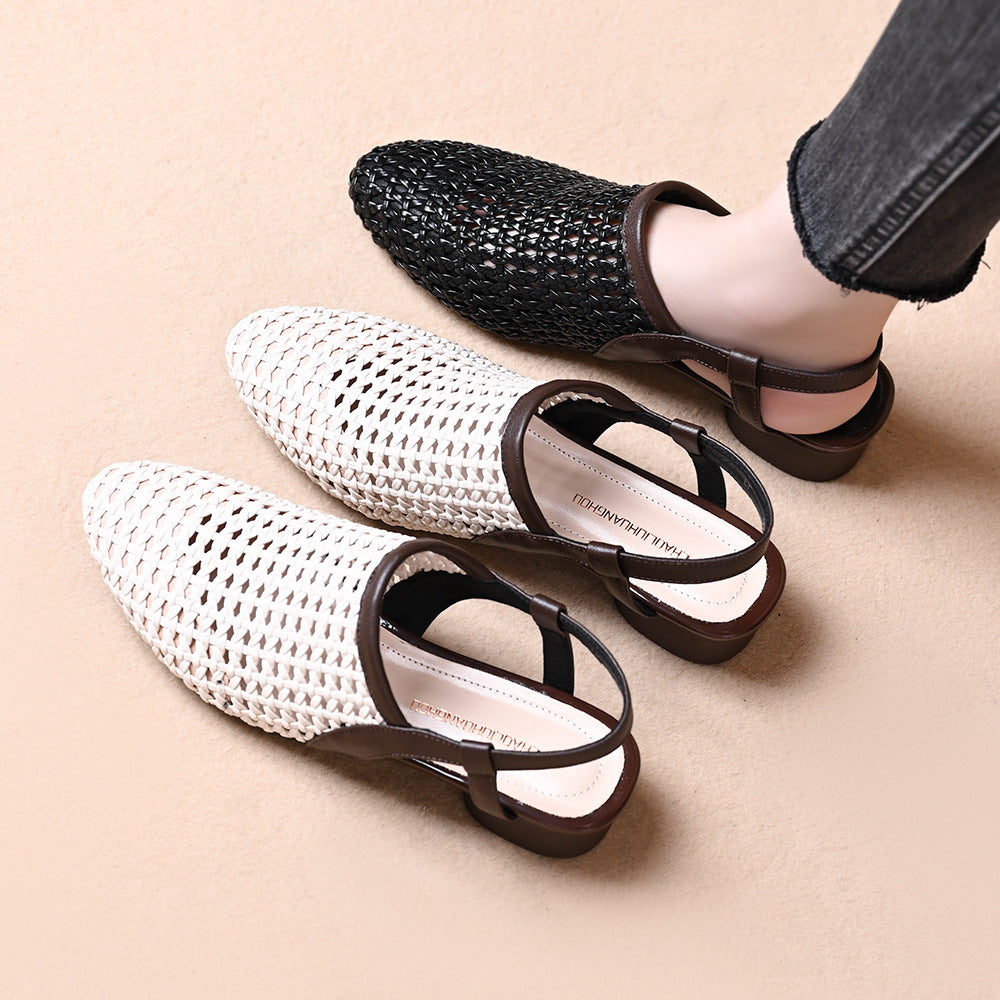 Women's Weaving New Breathable Hollow Casual Sandals