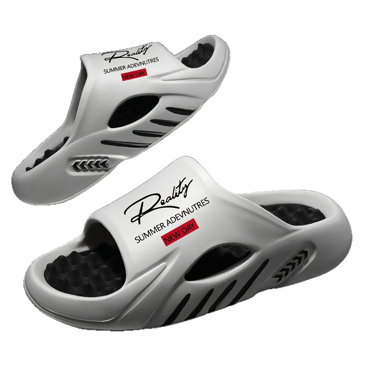 Men's Soft Sole Massage Insole Trendy Slippers