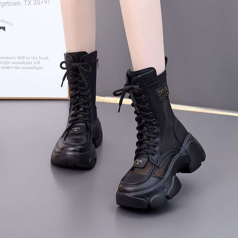 Women's High-top Thick-soled Breathable Mesh Sandals