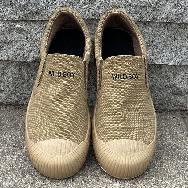 Men's Low-top Puncture-Resistant Canvas Shoes