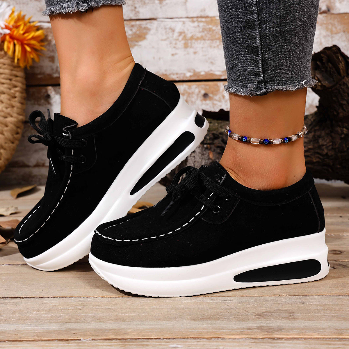 Women's Casual Low-Top Non-Slip Lightweight Sneakers