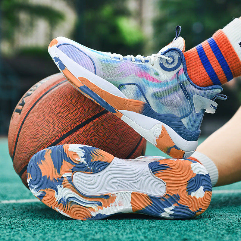 Men's Mid-top Lightweight Breathable Durable Basketball Shoes