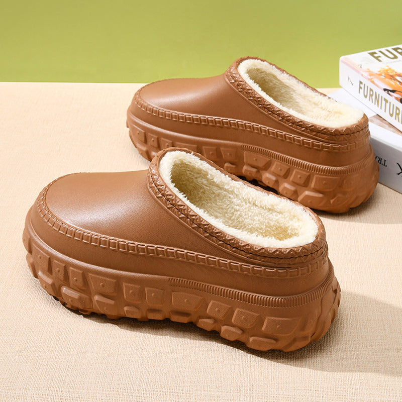 Autumn/Winter Non-Slip Outdoor Warm Closed-Toe Sandals