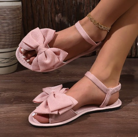 Women's Bow Soft Sole Casual Sandals