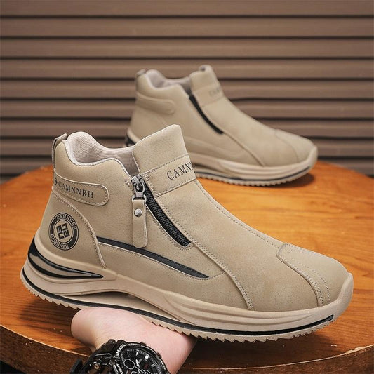 OwenGrid Men's Waterproof Comfort Italian Suede Boots