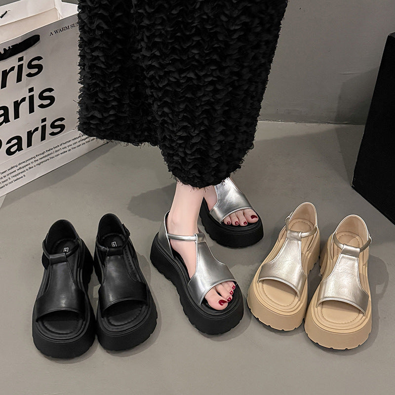 Women's Elegant Open Toe Platform Sandals