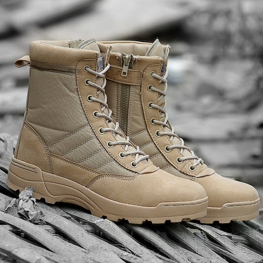 OwenGrid Men's Camping Hiking Waterproof Wear-resistant Boots