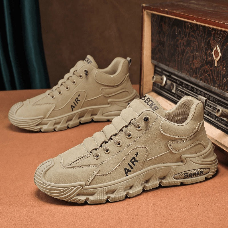 OwenGrid Men's Non-slip Suede Sports Casual Shoes