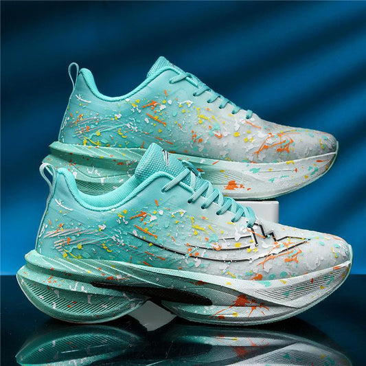 Women's Graffiti Mesh Breathable Lightweight Shock Absorbing Walking Shoes