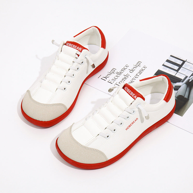 HOBIBEAR Women's Minimalist Canvas Wide Width Slip-on Shoes