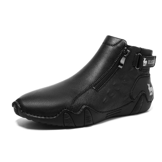 Men's Vintage Leather Casual Ankle Boots