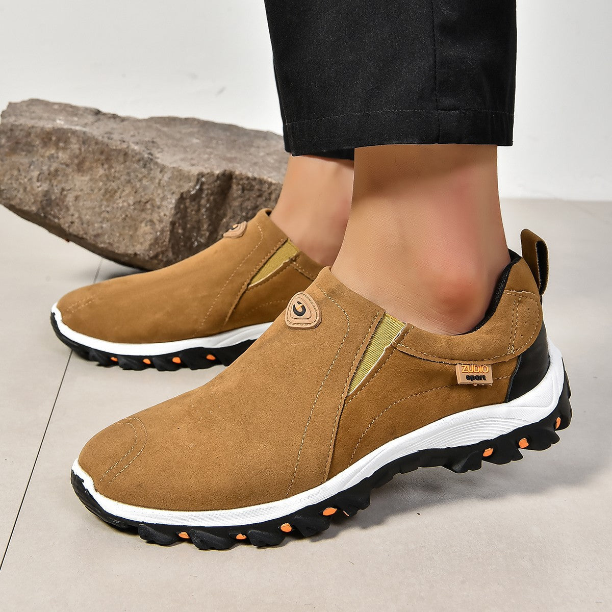 OwenGrid Men's Wear-resistant Outdoor Trekking Shoes