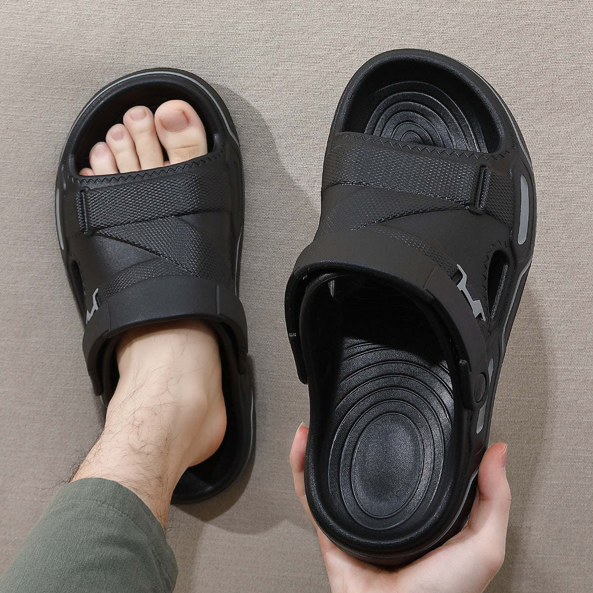 OwenGrid New Men's EVA Soft Fashion Sandals
