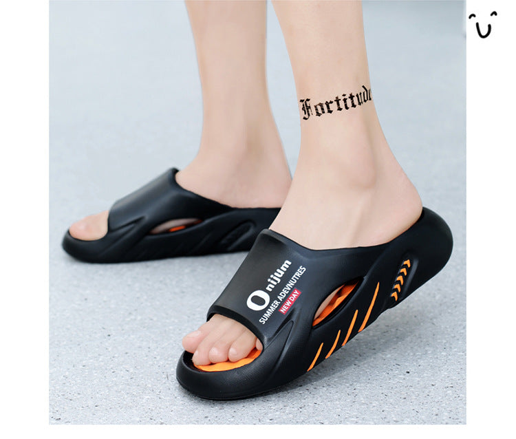 Men's Soft Sole Massage Insole Trendy Slippers