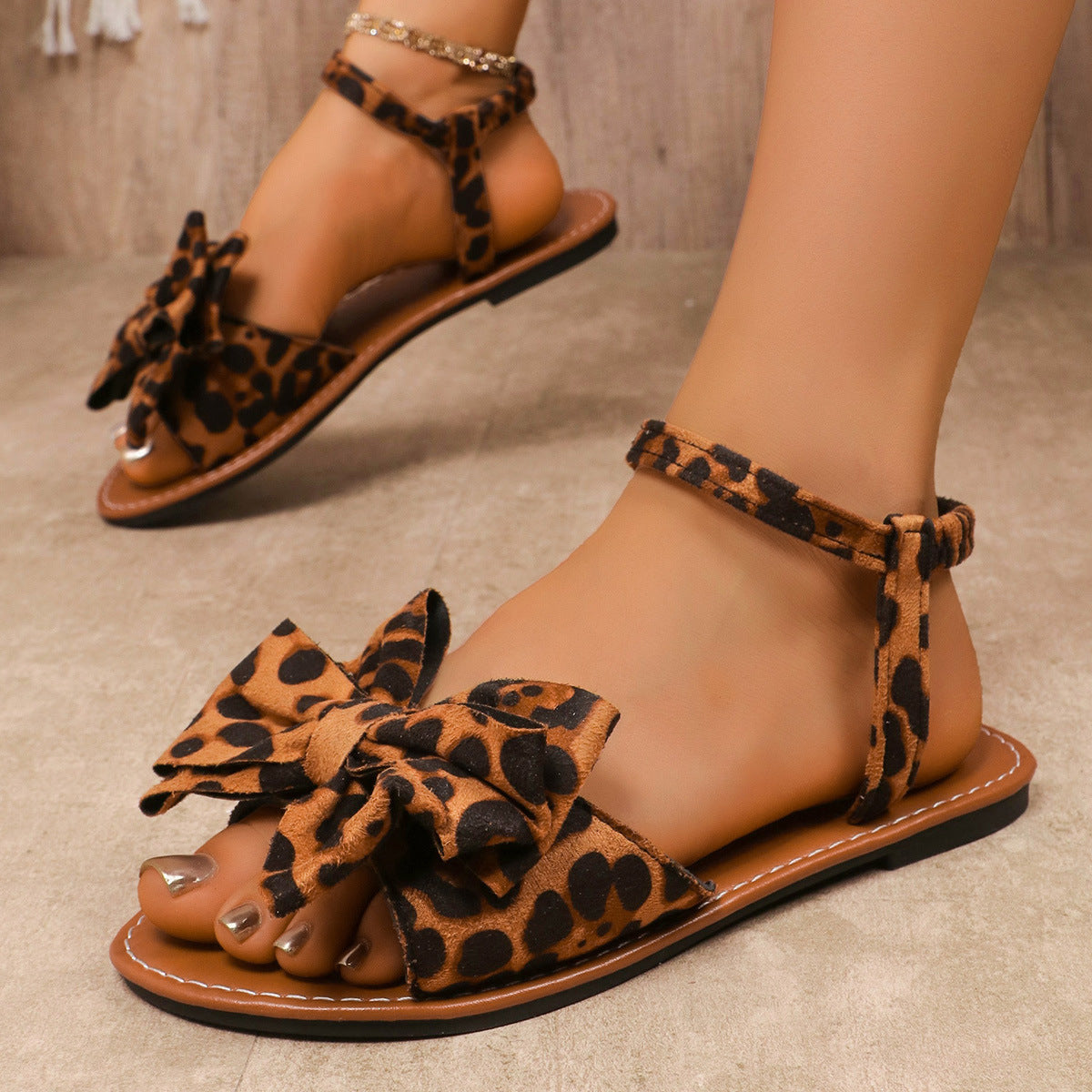 Women's Bow Soft Sole Casual Sandals