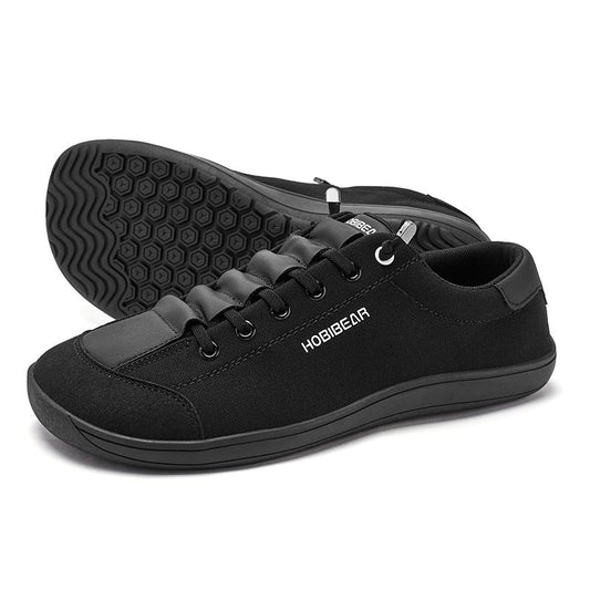 HOBIBEAR Women's Minimalist Canvas Wide Width Slip-on Shoes