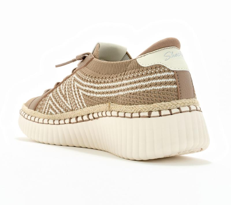 Women's Knit Skechers Lace-Up Sneaker