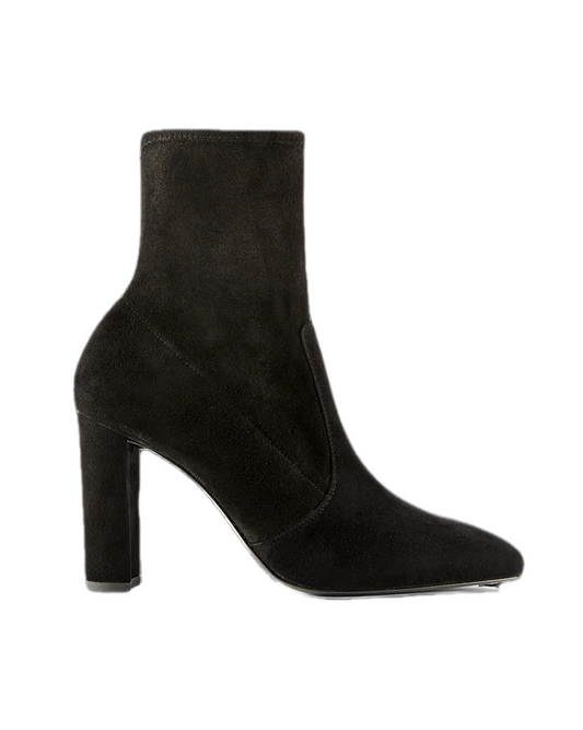 Autumn Women's Pointed Suede Chunky Heel Ankle Boots