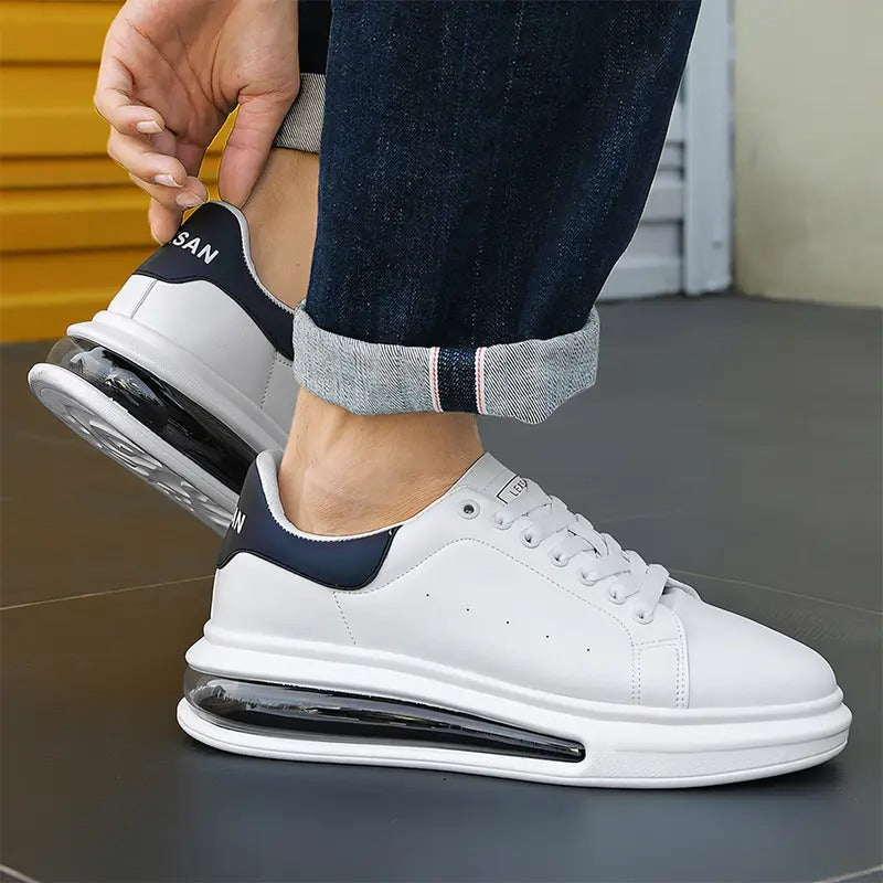 OwenGrid Men's Fashion Patchwork Lace Up Air-Cushion Shoes