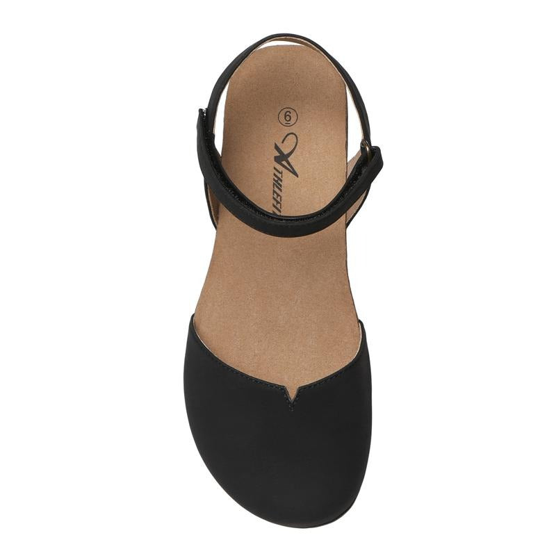Women's Closed Toe Arch Support Flat Sandals