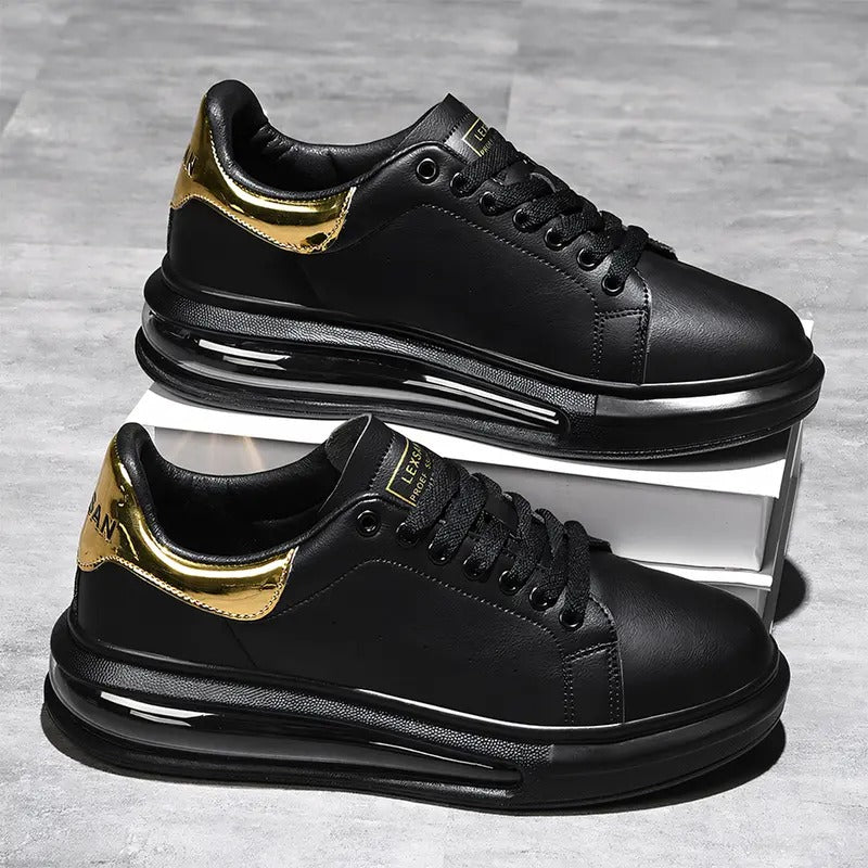 Men's Fashion Patchwork Lace Up Air-Cushion Shoes
