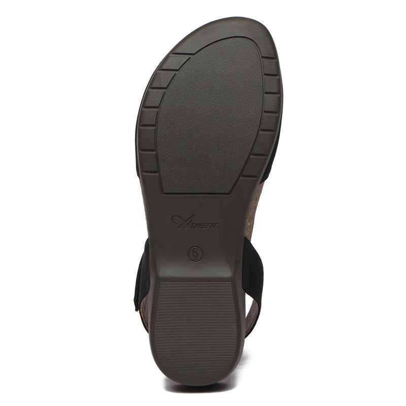 Women's Closed Toe Arch Support Flat Sandals