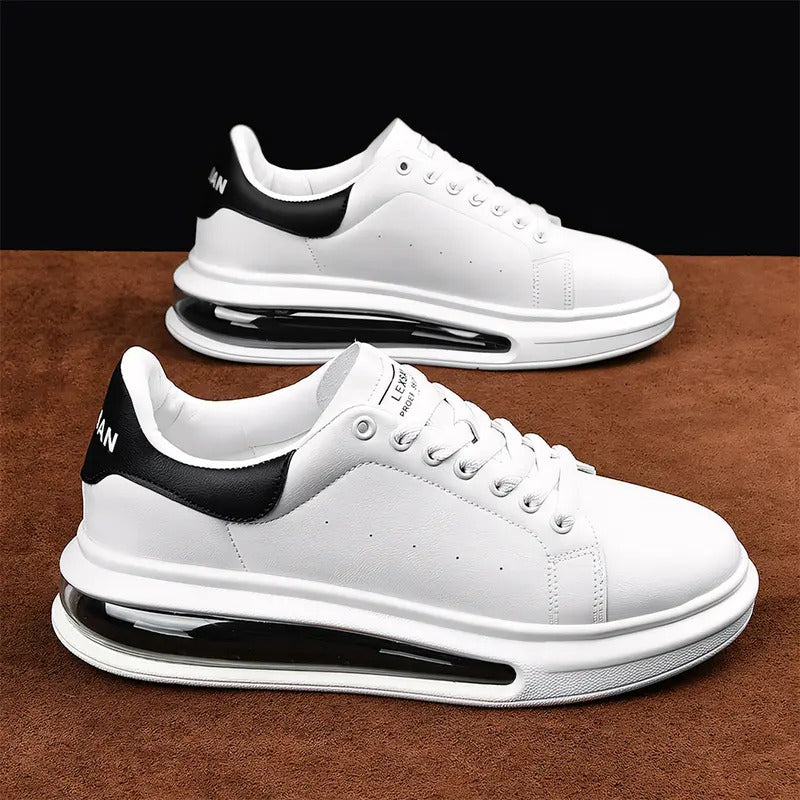 Men's Fashion Patchwork Lace Up Air-Cushion Shoes