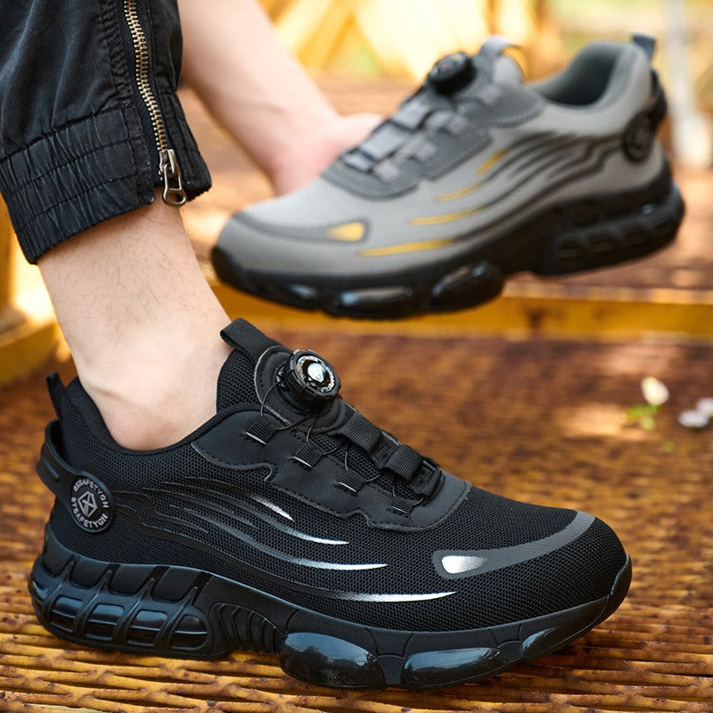 Men's Steel-toe Lightweight Puncture-resistant Work Shoes